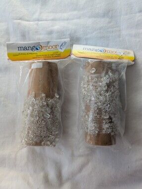 Mango Moon Zing String Clear Beads Carry Along Yarn - 2 Cones